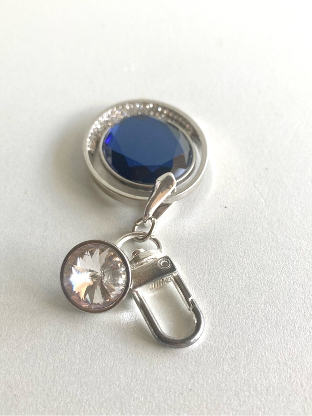 Up cycled hand crafted sparkling bag charm - Picture 4 of 4
